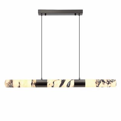 Светодиодный линейный светильник из натурального камня Bulgary Stone TORIN Marble Chandelier