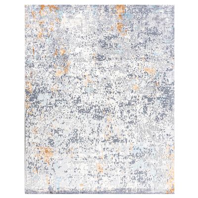 Индийский ковер с абстрактным узором Grey Iridescence of Nepal
