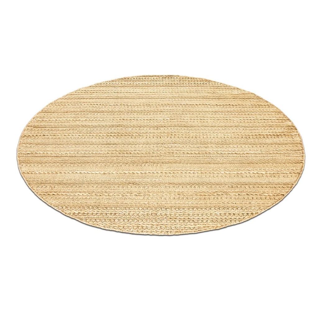 Ковер круглый из джута Indian Jute Fibers