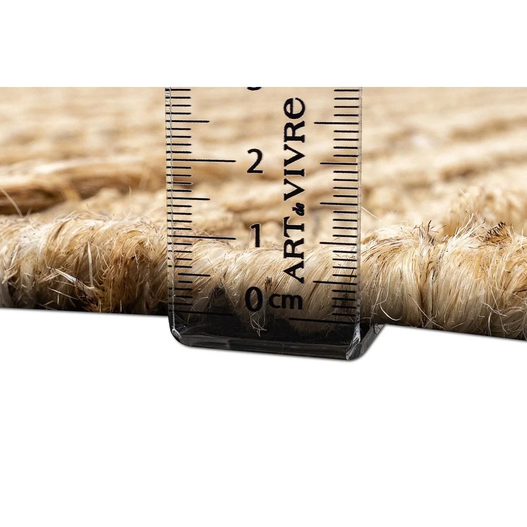 Ковер круглый из джута Indian Jute Fibers