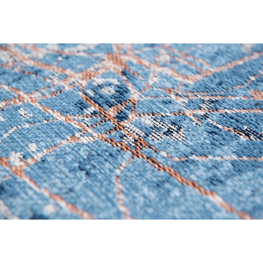 Ковер с графическим узором Blue City Outline