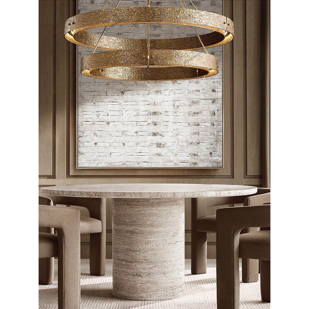 Люстра Vouvray Round Chandelier Brass