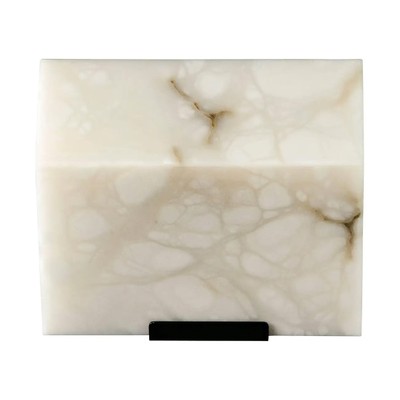 Бра из мрамора Single Block Alabaster Sconce