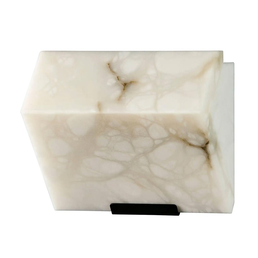 Бра из мрамора Single Block Alabaster Sconce