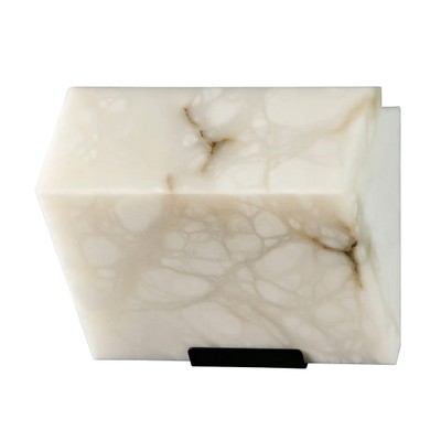 Бра из мрамора Single Block Alabaster Sconce
