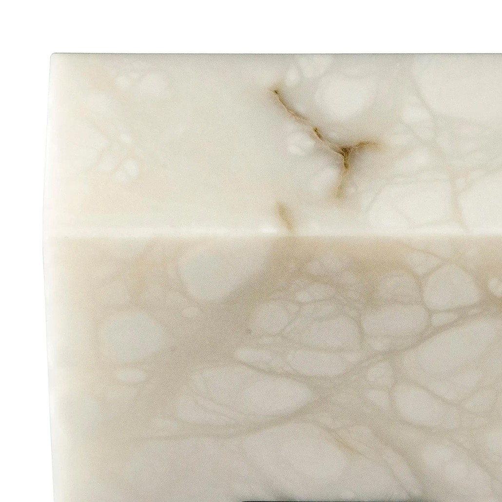 Бра из мрамора Single Block Alabaster Sconce