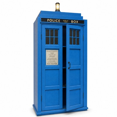 Шкаф Тардис из сериала «Доктор Кто» Doctor Who Tardis Синий цвет