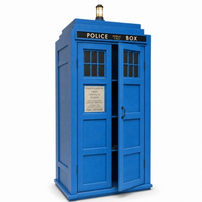 Шкаф Тардис из сериала «Доктор Кто» Doctor Who Tardis Синий цвет