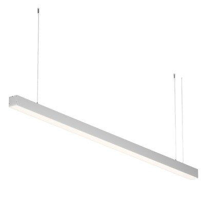 Линейный светодиодный светильник 150 см Серебро Line Pendant