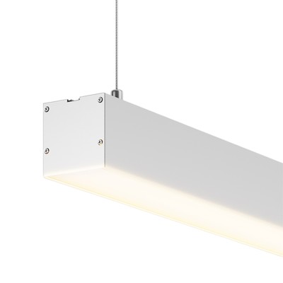Линейный светодиодный светильник 150 см Серебро Line Pendant