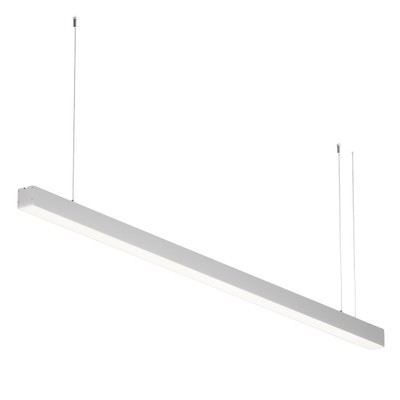 Линейный светодиодный светильник 150 х 5 см Серебро Line Pendant