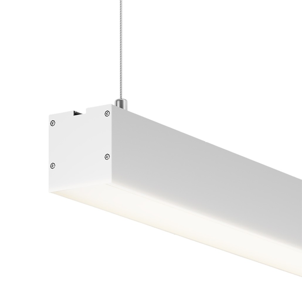 Линейный светодиодный светильник 150 х 5 см Серебро Line Pendant