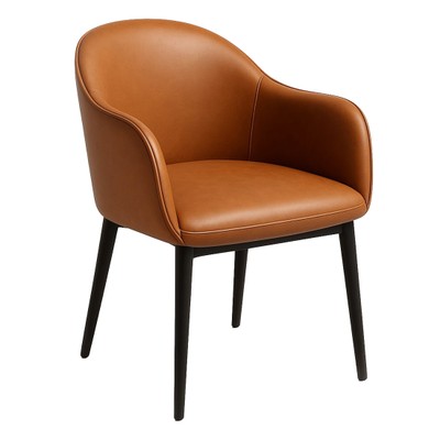 Стул Tuvis Chairs Brown Leather