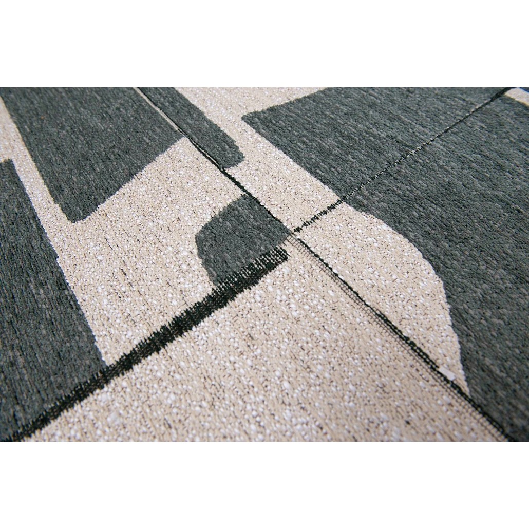 Ковер из полиэфирного шелка Grey Sand Fragmentary Shaping