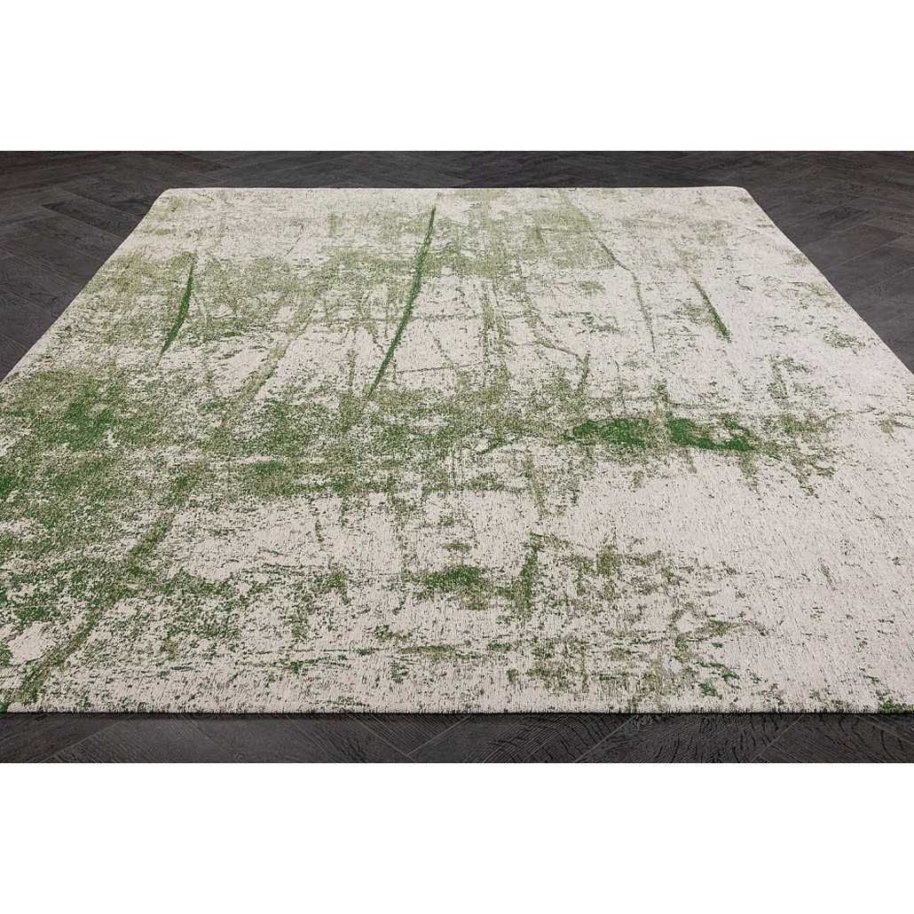 Ковер зеленый с абстрактным узором Green Earth's Surface