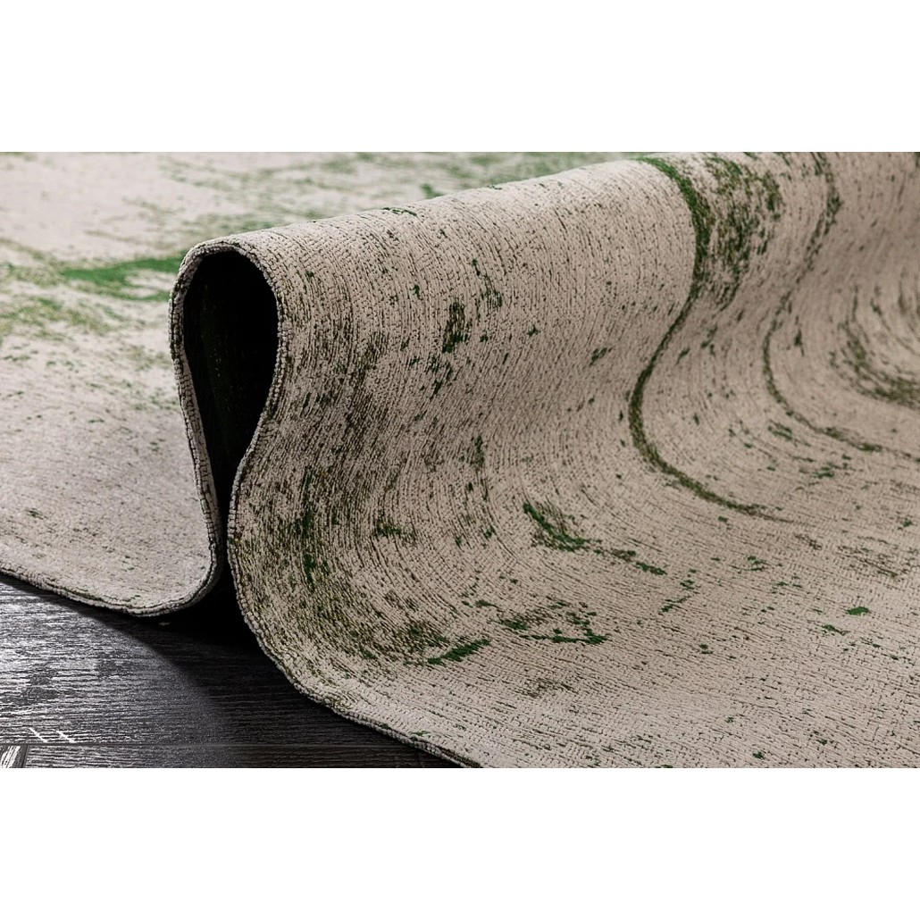 Ковер зеленый с абстрактным узором Green Earth's Surface