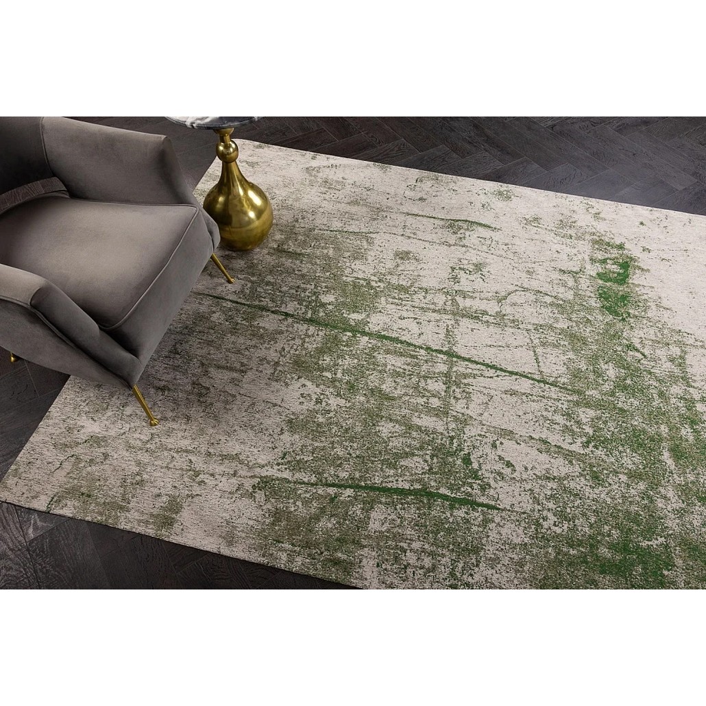 Ковер зеленый с абстрактным узором Green Earth's Surface