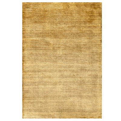 Индийский однотонный с текстурой ковер KARTTIKEYA Gold Cloth