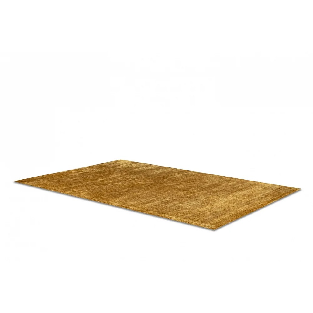 Индийский однотонный с текстурой ковер KARTTIKEYA Gold Cloth