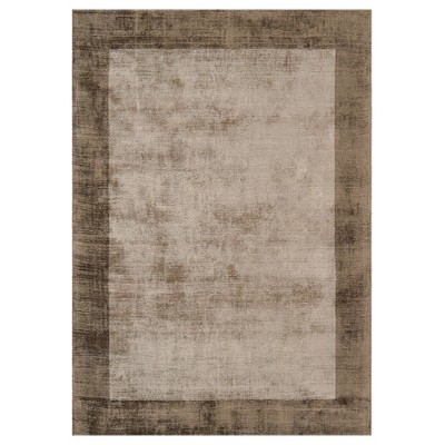 Индийский ковер из арт-шёлка Margin  Brown 160 x 230 см