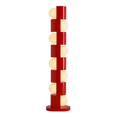 Торшер Space Age Totem Floor Lamp красный цвет