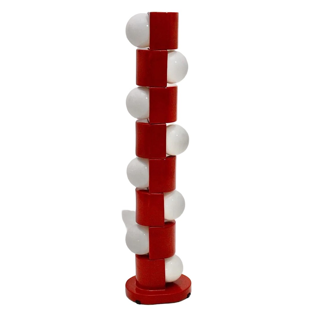 Торшер Space Age Totem Floor Lamp красный цвет