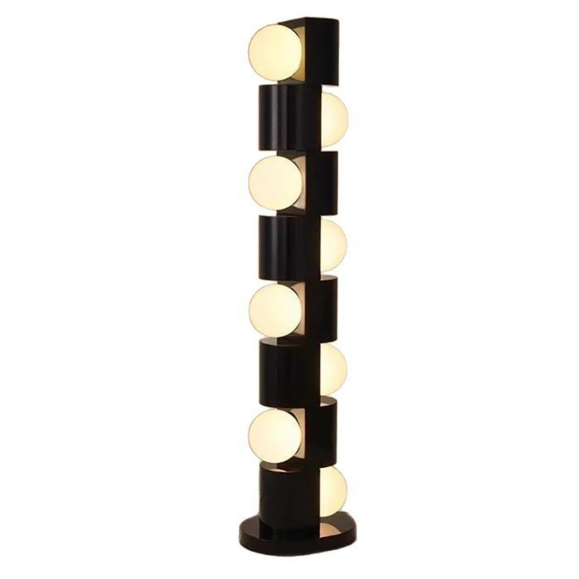 Торшер Space Age Totem Floor Lamp черный цвет