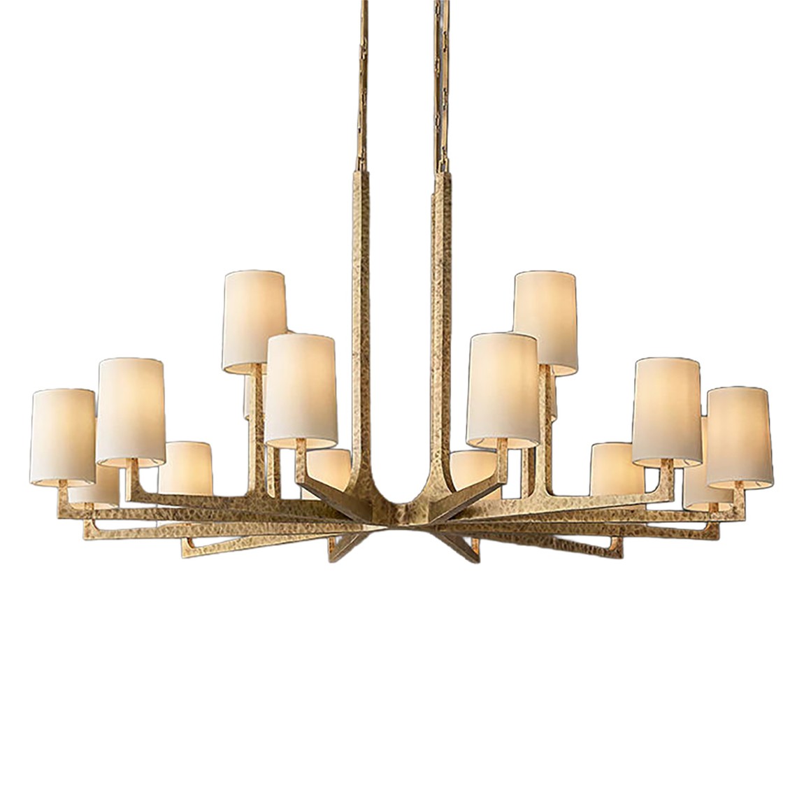 Большая современная люстра для гостинной Wright Round Chandelier