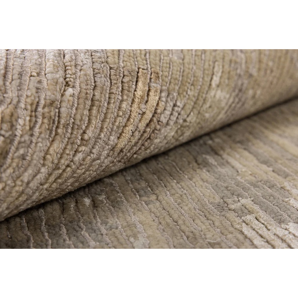 Индийский круглый ковер из натуральных материалов Beige Moony Sonder
