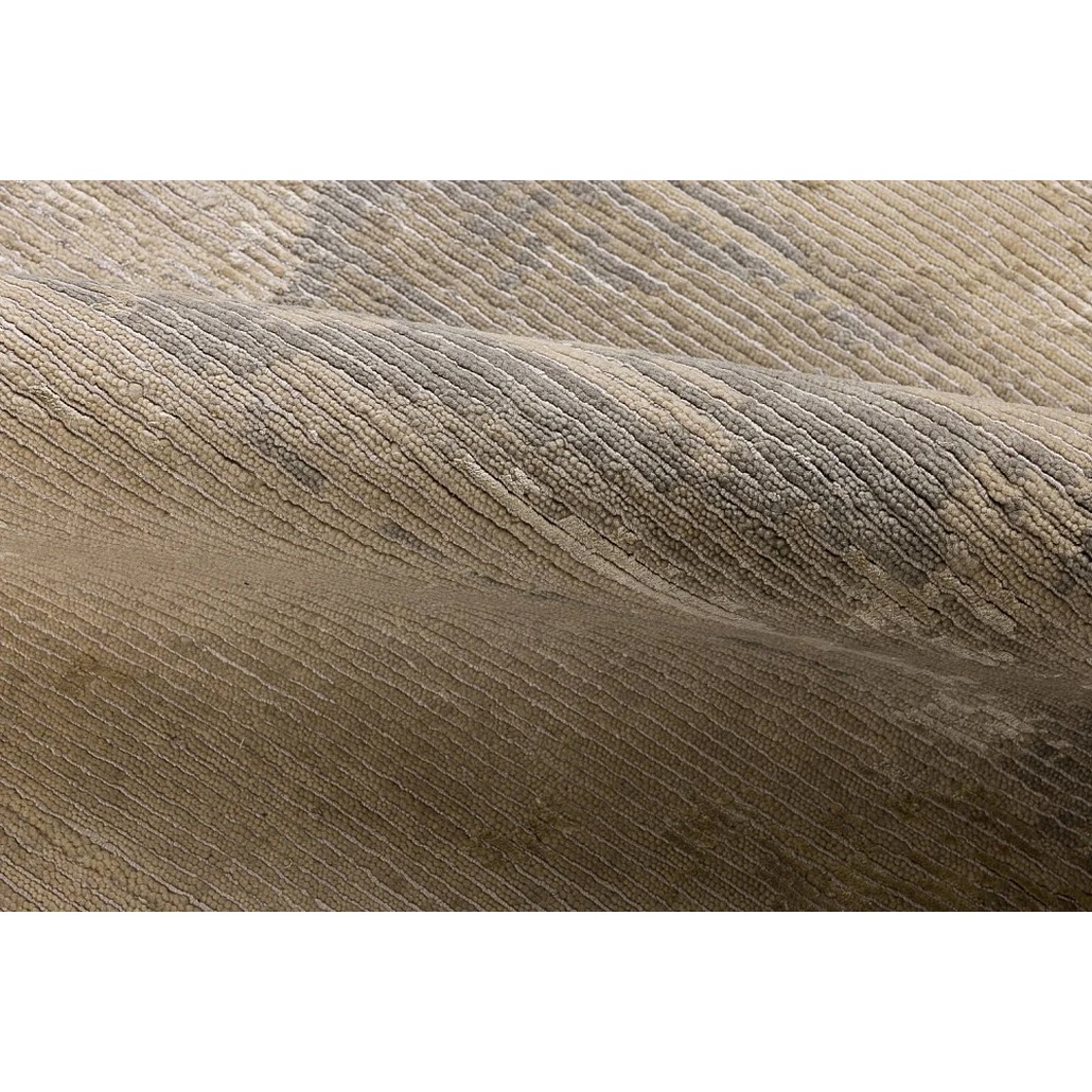 Индийский круглый ковер из натуральных материалов Beige Moony Sonder