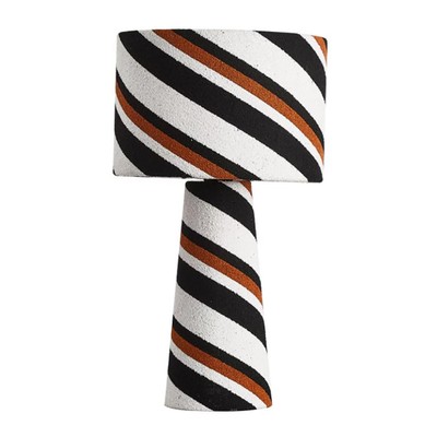 Настольная лампа в полоску Diagonal Stripe Fabric