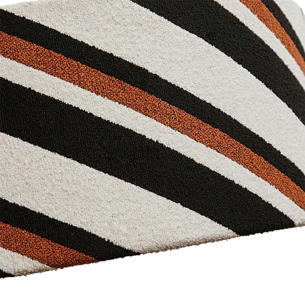 Подвесной светильник Diagonal Striped Fabric Drum Pendant Light