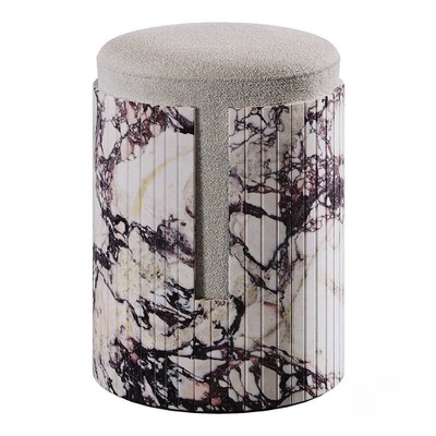 Пуф из мрамора Fleurir Marble