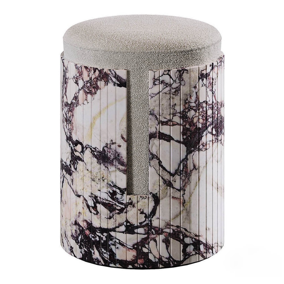 Пуф из мрамора Fleurir Marble