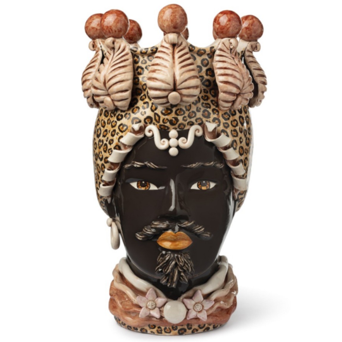 Ваза Abhika Vase Moro Man Big Leopard