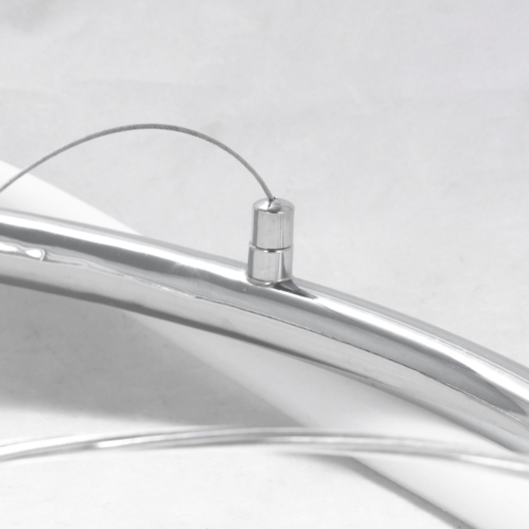 Подвесная светодиодная люстра с хромированным покрытием Luke Lampco Tracer Lamp