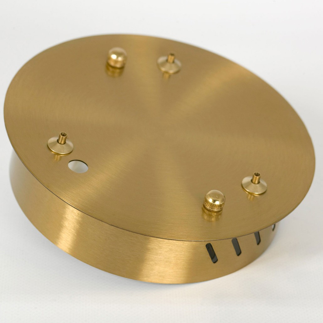 Подвесная светодиодная люстра в виде кольца Bronze Round Air Chandelier