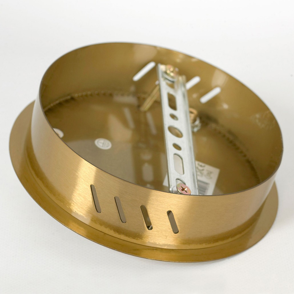 Подвесная светодиодная люстра в виде кольца Bronze Round Air Chandelier