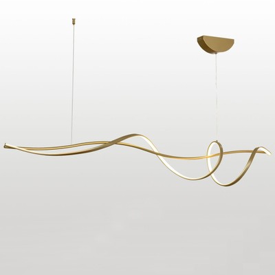 Подвесной светильник в современном стиле Tranquil Gold Waves